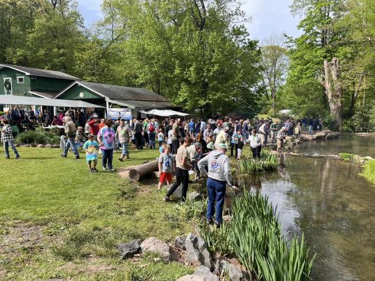 Kresge Services Goes Fishing at the 69th Annual Germantown Grove Club Special Needs Derby.